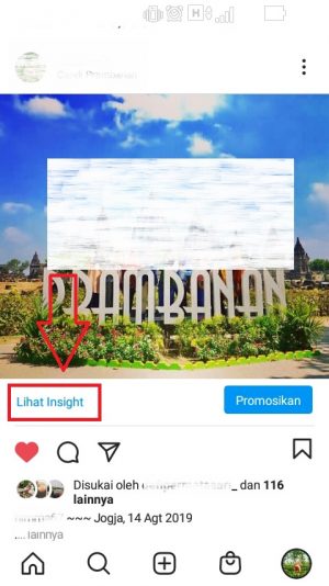 Cara melihat dan membaca Insight Instagram 21 klik "Lihat Insight"