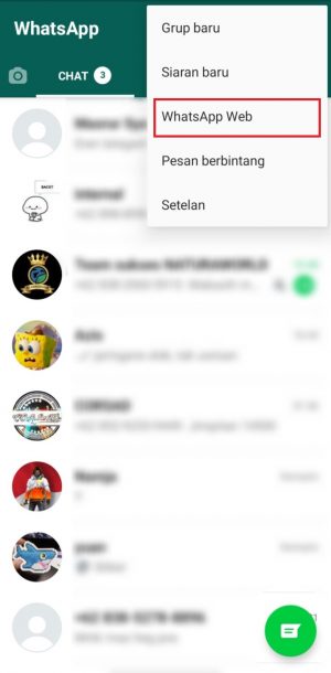 Cara logout WhatsApp Web dari PC atau HP 5 menu WhatsApp Web di smartphone
