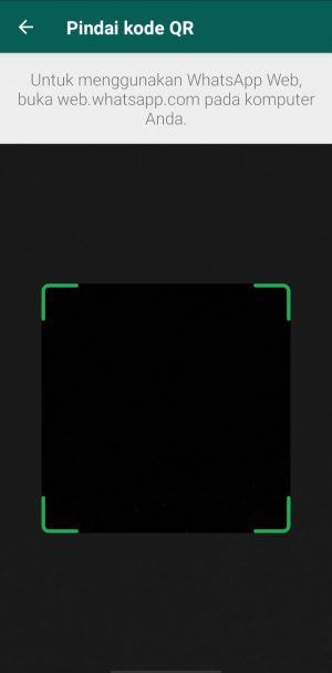 Cara logout WhatsApp Web dari PC atau HP 8 tampilan pindai kode QR setelah logout WA web berhasil