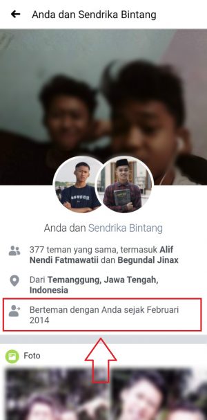 Cara mengetahui sudah berapa lama berteman di Facebook 8 waktu pertemanan facebook