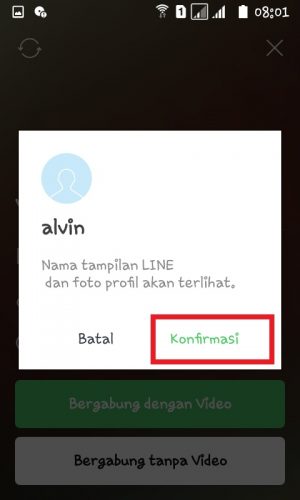 Cara membuat, mengundang dan memulai LINE meeting 18 Tap "Konfirmasi".