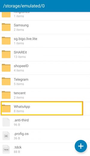 Cara agar media WhatsApp tidak tersimpan di galeri 15 masuk ke folder whatsapp