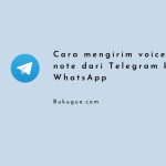 Cara mengirim voice note dari Telegram ke WhatsApp
