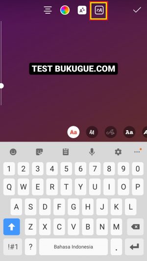 Cara membuat tulisan bergerak di Instagram story 7 aktifkan fitur teks animasi nya