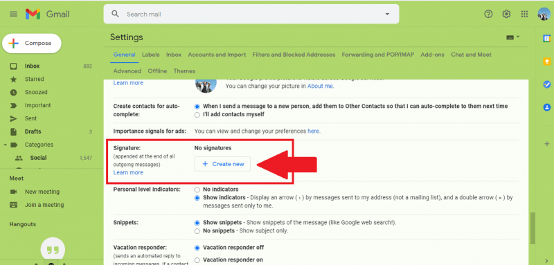 Cara membuat Signature di email Gmail (via laptop dan aplikasi) 11 Cara membuat Signature di email Gmail (via laptop dan aplikasi) 10