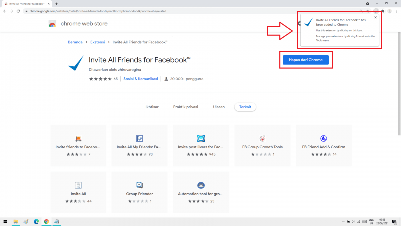 Cara menambahkan teman ke grup Facebook dengan cepat 25 bukti pemasangan add-ons telah berhasil