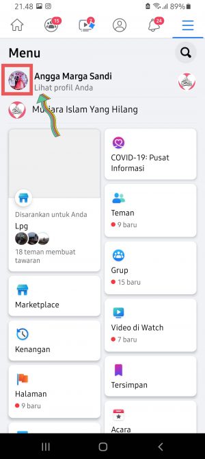 Cara mencari postingan lama kita di Facebook (bisa berdasarkan tahun) 24 Ptofil Facebook