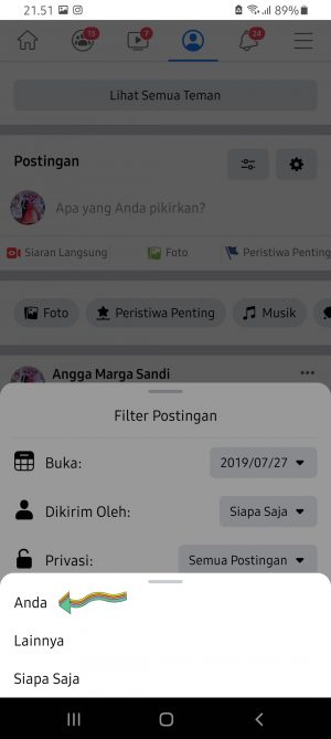 Cara mencari postingan lama kita di Facebook (bisa berdasarkan tahun) 29 Opsi cara melihat postingan lama