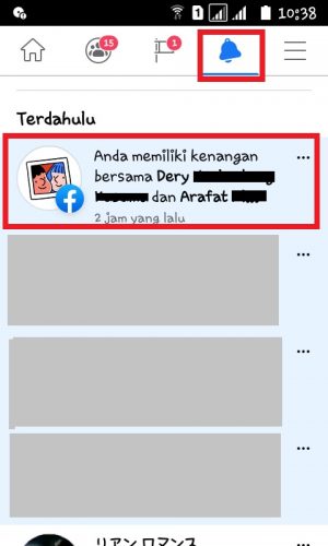 Cara melihat semua kenangan di Facebook (bisa selain hari ini) 5 Notifikasi Kenangan.