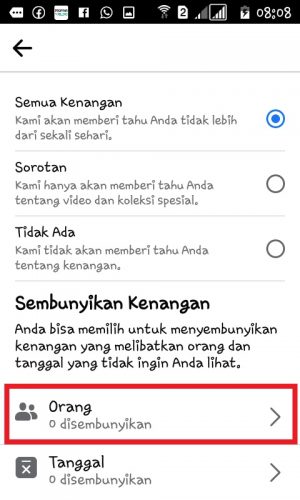 Cara melihat semua kenangan di Facebook (bisa selain hari ini) 31 Tap "Orang".