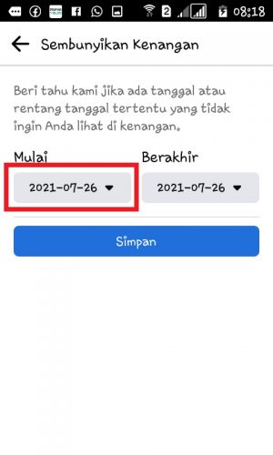 Cara melihat semua kenangan di Facebook (bisa selain hari ini) 40 Tap tanggal di sebelah kiri.