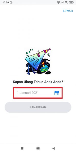 Cara Membuat Akun Messenger Kids Untuk Anak 12 Tap kolom tanggal.