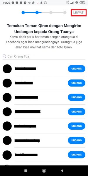 Cara Membuat Akun Messenger Kids Untuk Anak 21 Tap "Lewati" lagi.