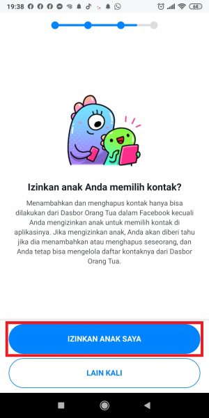 Cara Membuat Akun Messenger Kids Untuk Anak 26 Tap "Izinkan anak saya".