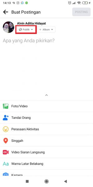 Cara membuat atau edit daftar teman di Facebook 22 Tap "Publik".