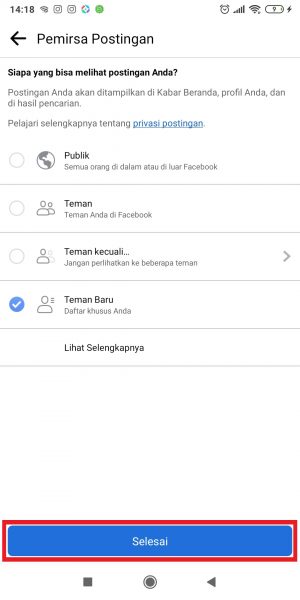 Cara membuat atau edit daftar teman di Facebook 26 Tap "Selesai".