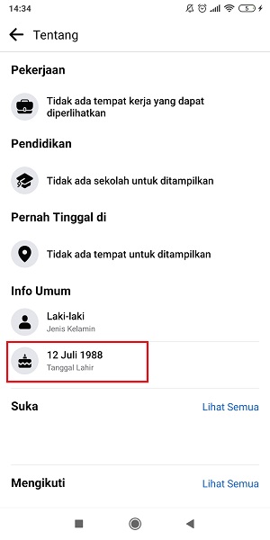 Cara Melihat Tanggal Lahir di Facebook (Sendiri ataupun Orang lain) 10 Cara Melihat Tanggal Lahir di Facebook (Sendiri ataupun Orang lain) 9
