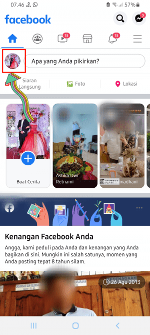 Cara melihat dan copy link Facebook sendiri (ataupun link orang lain) 1 Cara mencari URL profil Facebook