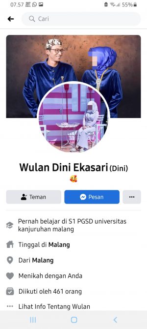 Cara melihat dan copy link Facebook sendiri (ataupun link orang lain) 8 Melihat Url facebook orang lain