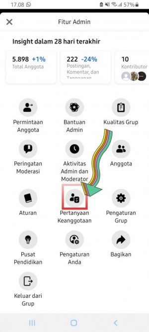 Cara Membuat Pertanyaan Saat Masuk di Grup Facebook 6 Membuat pertanyaan masuk grup Facebook