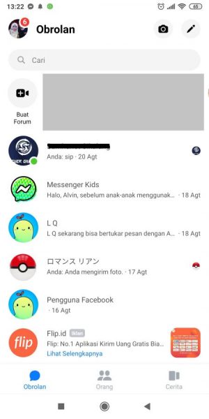 Cara mengatur SMS agar tidak masuk ke Messenger 11 Kamu akan kembali ke halaman utama Messenger.