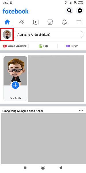 Cara Mengganti Tanggal Lahir di Facebook (Bisa untuk yang limit) 2 Tap foto profil di sebelah kiri kolom "Apa yang Anda pikirkan?".