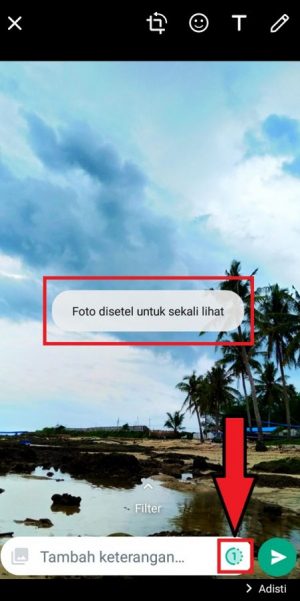 Cara Mengirim Foto atau Video Sekali Lihat di WhatsApp 10 Cara Mengirim Foto atau Video Sekali Lihat di WhatsApp 9