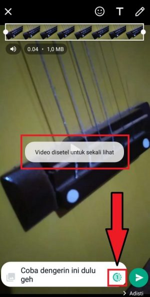 Cara Mengirim Foto atau Video Sekali Lihat di WhatsApp 16 Cara Mengirim Foto atau Video Sekali Lihat di WhatsApp 15