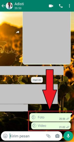 Cara Mengirim Foto atau Video Sekali Lihat di WhatsApp 18 Cara Mengirim Foto atau Video Sekali Lihat di WhatsApp 17