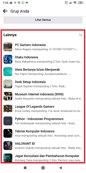 Cara Melihat Postingan Terbaru di Facebook 12 Tap grup yang kabar terbarunya ingin kamu lihat.