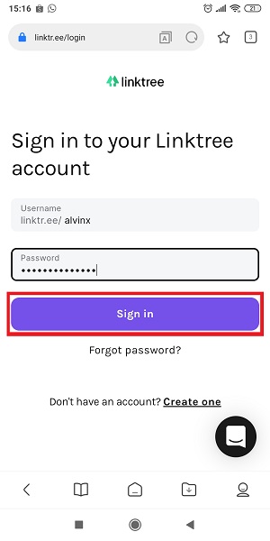 Apa itu Linktree? Bagaimana Mengatur dan Menggunakan Linktree 22 Masukan Username dan password untuk masuk ke Linktree.
