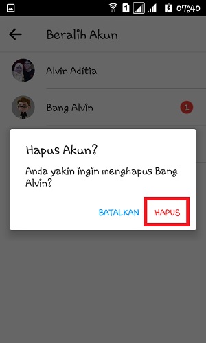 Cara Menghapus Akun Lain Yang Tersimpan di Messenger (dan Messenger Lite) 13 Tap “Hapus”.