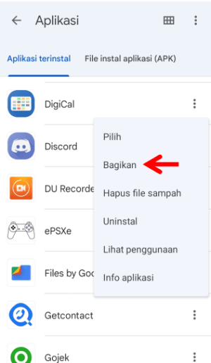 Cara Mengirim Aplikasi lewat WhatsApp (Lengkap dan simpel) 10 Pilih Opsi Bagikan