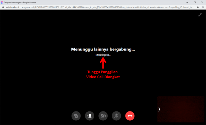 Cara Video Call di Facebook (di HP dan PC/Laptop) 9 Mulai Video Call di Facebook Laptop