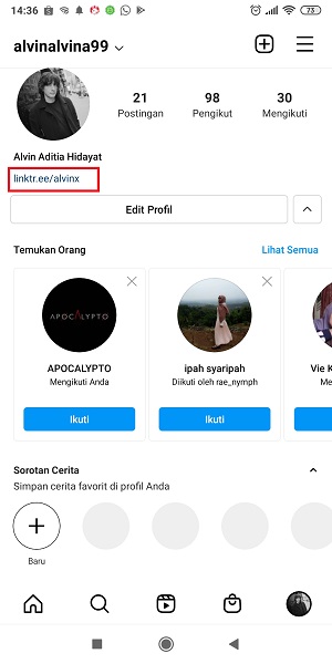 Apa itu Linktree? Bagaimana Mengatur dan Menggunakan Linktree 73 Link sudah berhasil dibagikan.