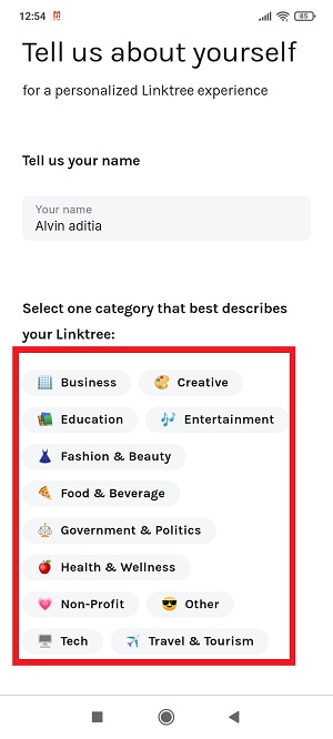 Apa itu Linktree? Bagaimana Mengatur dan Menggunakan Linktree 6 Tap kategori yang kamu sukai.