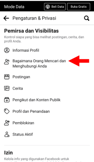 Cara Menambahkan Tombol Ikuti di Facebook 3 Pilih Bagaimana Orang Mencari dan Menghubungi Anda