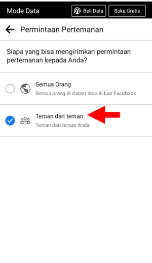 Cara Menambahkan Tombol Ikuti di Facebook 5 Ganti Opsi ke Teman dari Teman