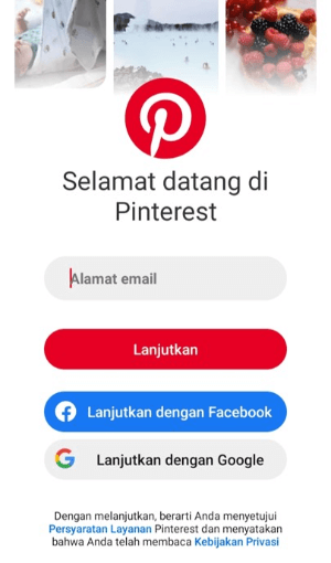 Cara menonaktifkan sementara atau menghapus permanen akun Pinterest 6 Dikembalikan ke Halaman Login Pinterest