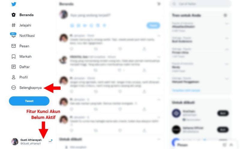 Cara Mem-private atau Mengunci Akun Twitter kamu (di HP dan PC) 7 Pilih Menu Selengkapnya
