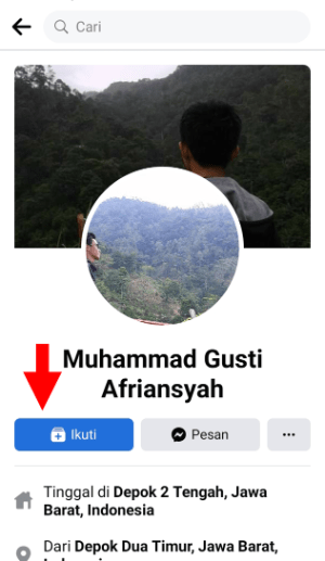 Cara Menambahkan Tombol Ikuti di Facebook 8 Tombol Berubah Menjadi Ikuti