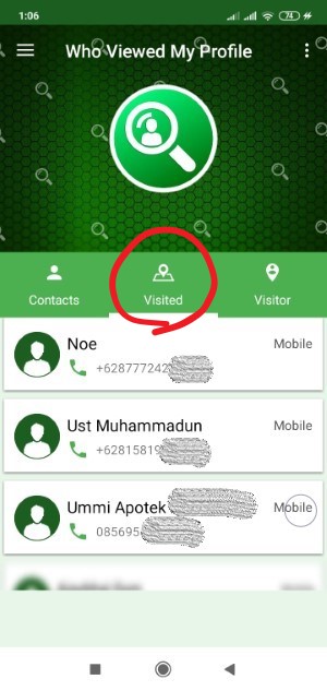 Cara mengetahui orang yang sering stalking WhatsApp kita 5 Melihat histori profil WA yang pernah kamu kunjungi