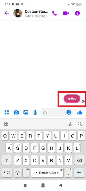 Cara mengirim pesan dengan efek (Kado/Pesan berapi/dll) di Messenger 10 Cara mengirim pesan dengan efek (Kado/Pesan berapi/dll) di Messenger 9